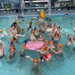 Stagiaire dans l'eau de la piscine de schiltigheim